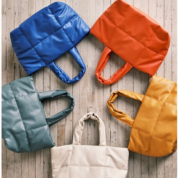 FREE PEOPLE Cloud Commuter Tote New Without Tags - Picture 4 of 9